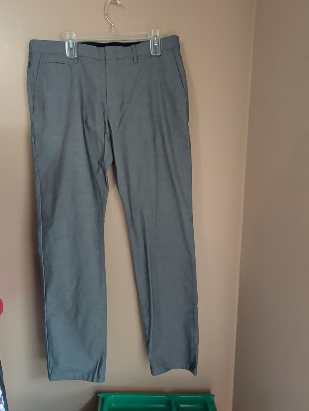 NWT J Crew Chino Pants Mens Size 36x32 484 Slim Fit Tech Oxford Stretch Gray